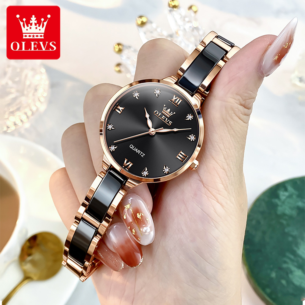 OLEVS 5872 レディース腕時計 クォーツ 防水腕時計 - Watch Accessories のレビューと価格