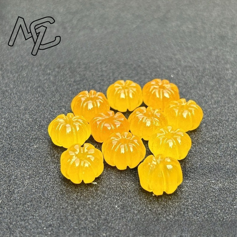10 個グリーンヒスイカボチャビーズ DIY イヤリングブレ - Earrings のレビューと価格