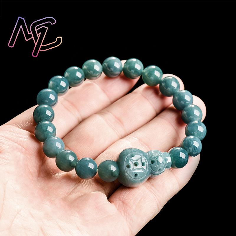 ミャンマー翡翠ひょうたんブレスレットギフト女性のための高級ヴ - Bracelets のレビューと価格