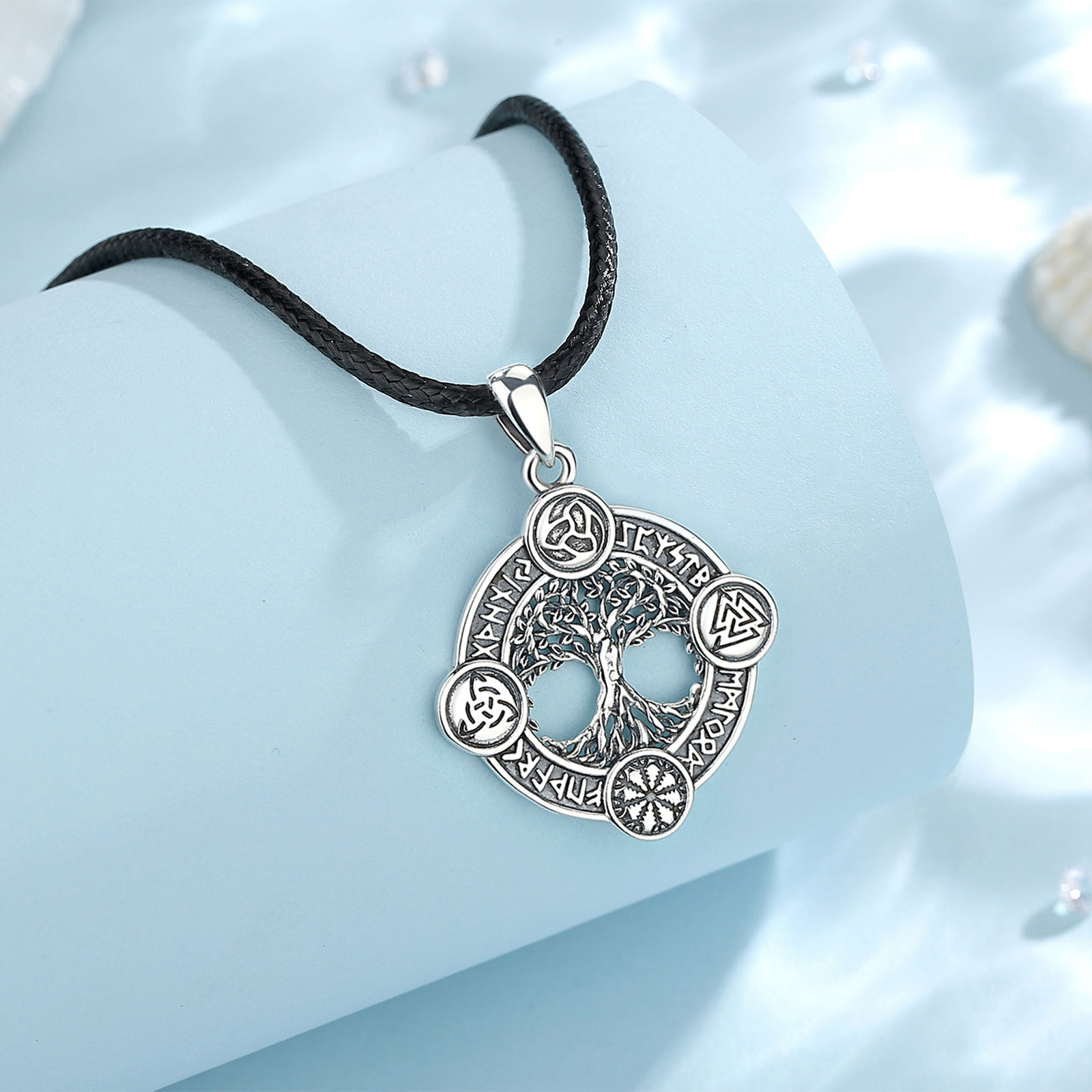 Eudora 925 スターリングシルバー生命の木ネックレス - 925 Sterling Silver Chain Necklace Men のレビューと価格