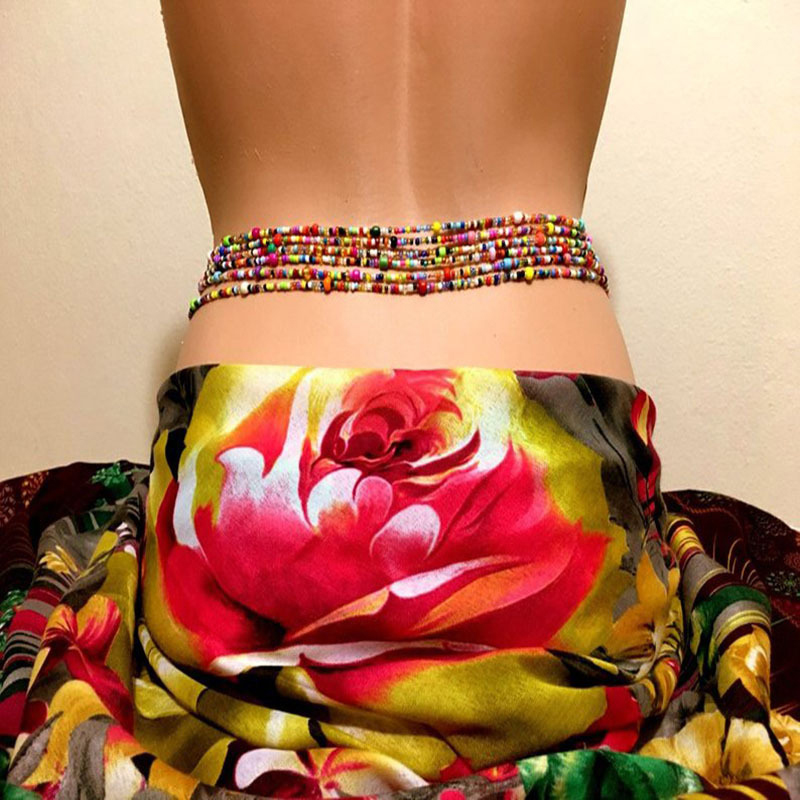 女性のためのビーズのベリーチェーン、レイヤーボディチェーン、 - Body Jewelry のレビューと価格