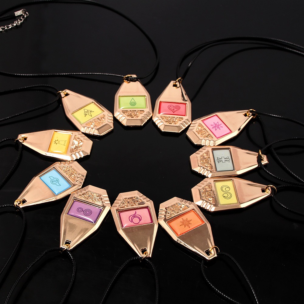 アニメデジモンアドベンチャーネックレス、11種類、メタルエボ - Anime Pendant Necklace のレビューと価格